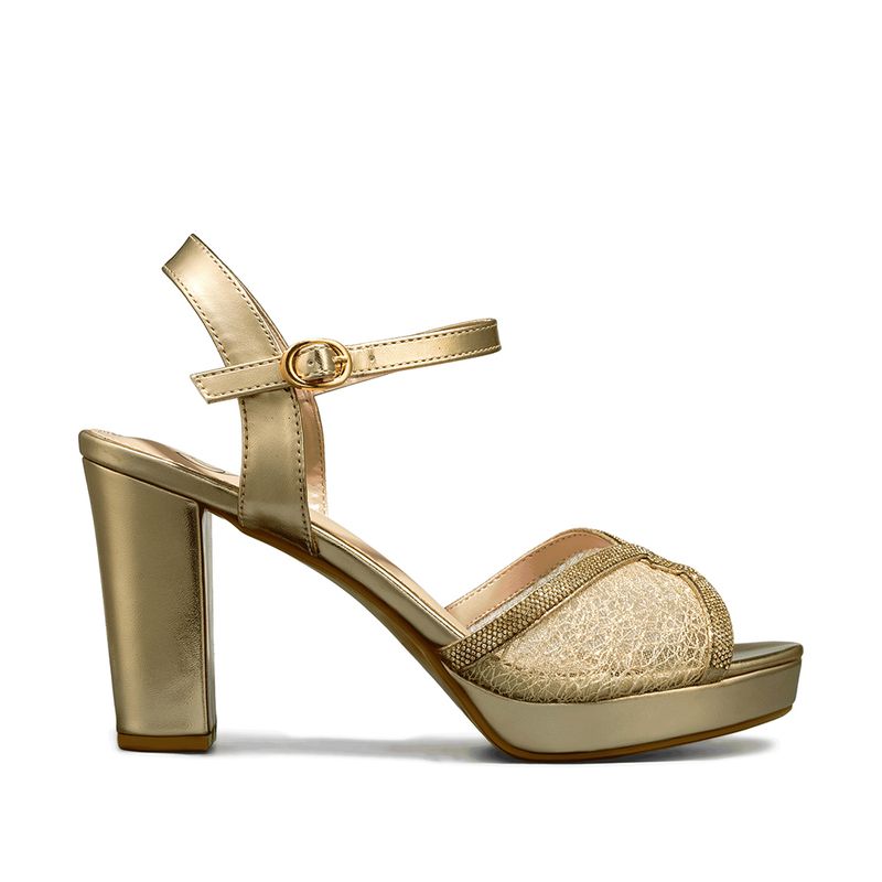 WEIDE - Sandalia Taco Alto Pedrería Fiesta Mujer Weide YOU533