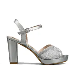 WEIDE - Sandalia Taco Alto Pedrería Fiesta Mujer YOU533