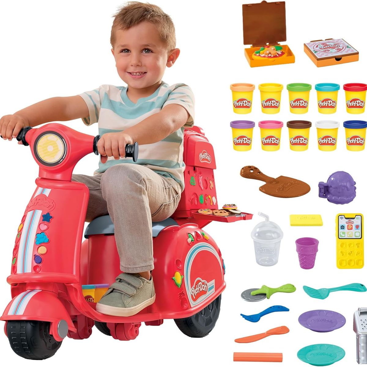 PLAY DOH - MASAS Y PLASTILINAS PLAY DOH KITCHEN CREATIONS MOTO REPARTIDORA DE PIZZAS