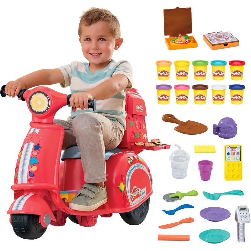 PLAY DOH - Kitchen Creations Moto Repartidora de Pizzas Play Doh