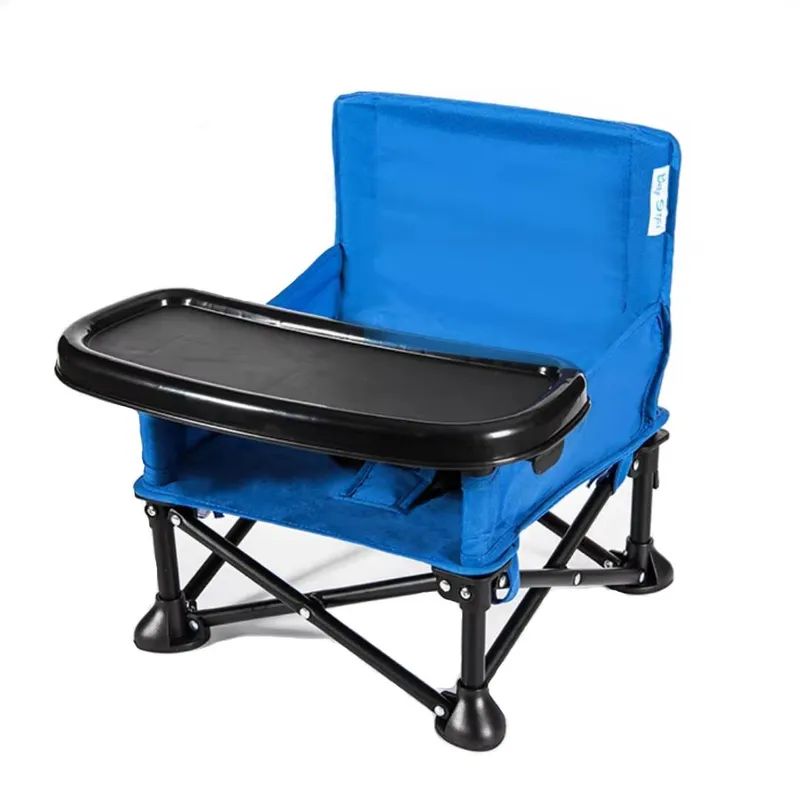 GENERICO - Asiento Portátil para Bebé Plegado Compacto Azul