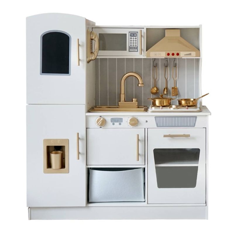 GENERICO - Cocina de Madera para Niños, Interactiva, Incluye accesorios