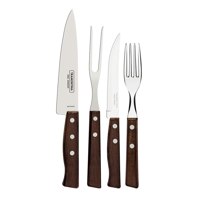 Juego Para Asados Churrasco Set 14 Piezas