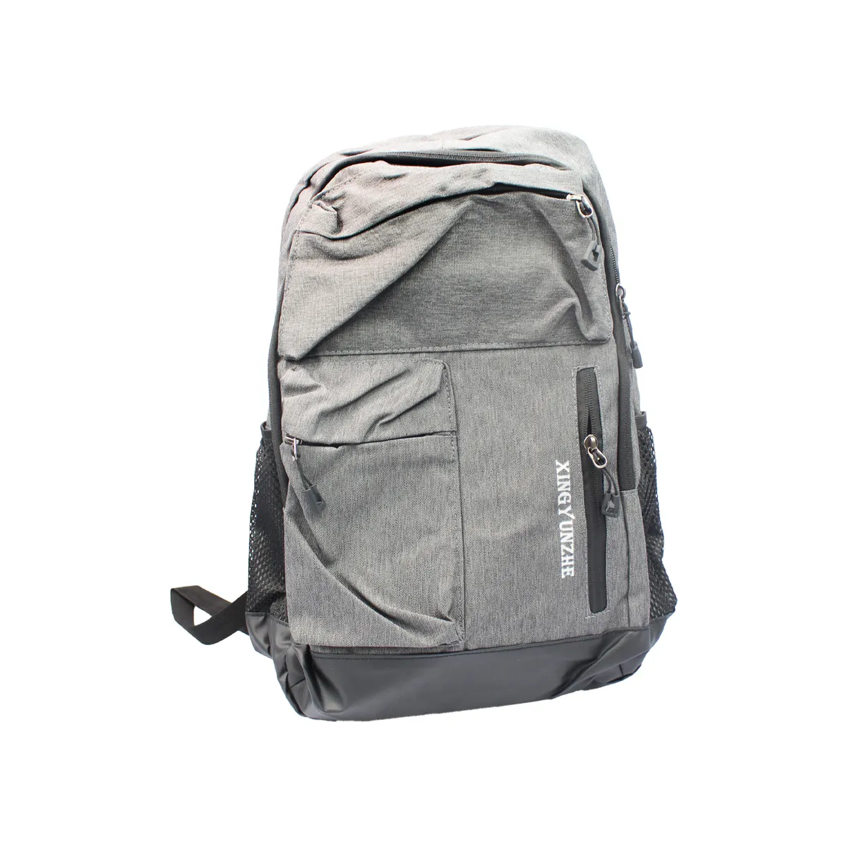 GENERICO - Mochila Notebook Puerto USB y Bolsillos Secretos Gris - SC