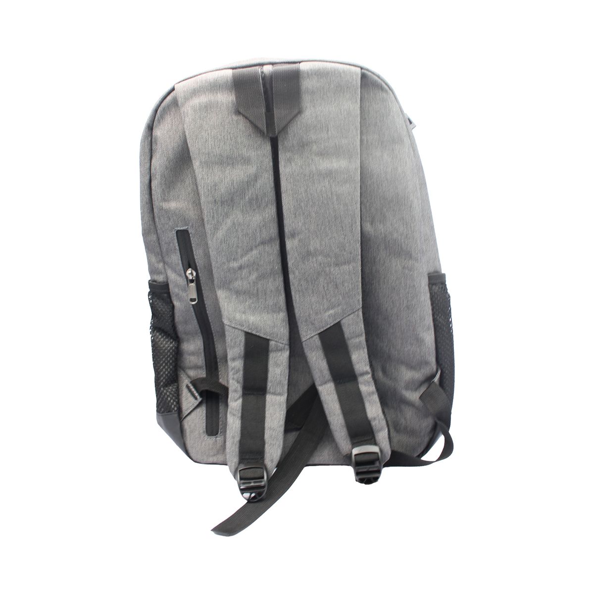 GENERICO - Mochila Notebook Puerto USB y Bolsillos Secretos Gris - SC