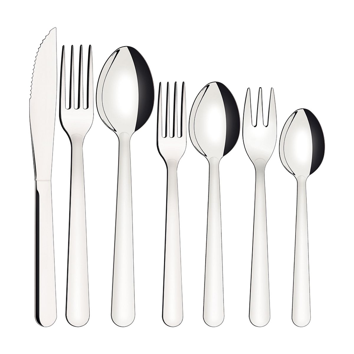 TRAMONTINA - Juego De Cubiertos Tramontina Malibu 42 piezas