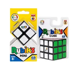 SPIN MASTER - Pack Cubos Rubik 2x2 y 3x3 Original