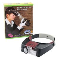 Cintillo Lupa Con Luz Led Profesional Lupa Visera Zoom