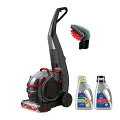 BISSELL - Lavadora de Alfombras ProHeat 2X LiftOff 2072N + Detergentes