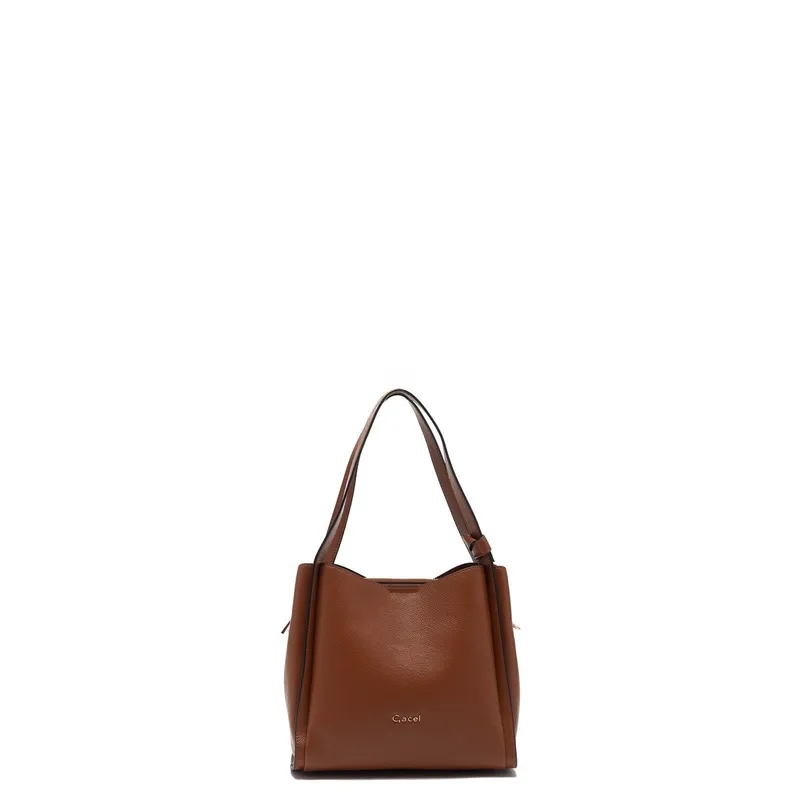 GACEL - Cartera - Dos Asas Pequeña - Gacel - Tostado