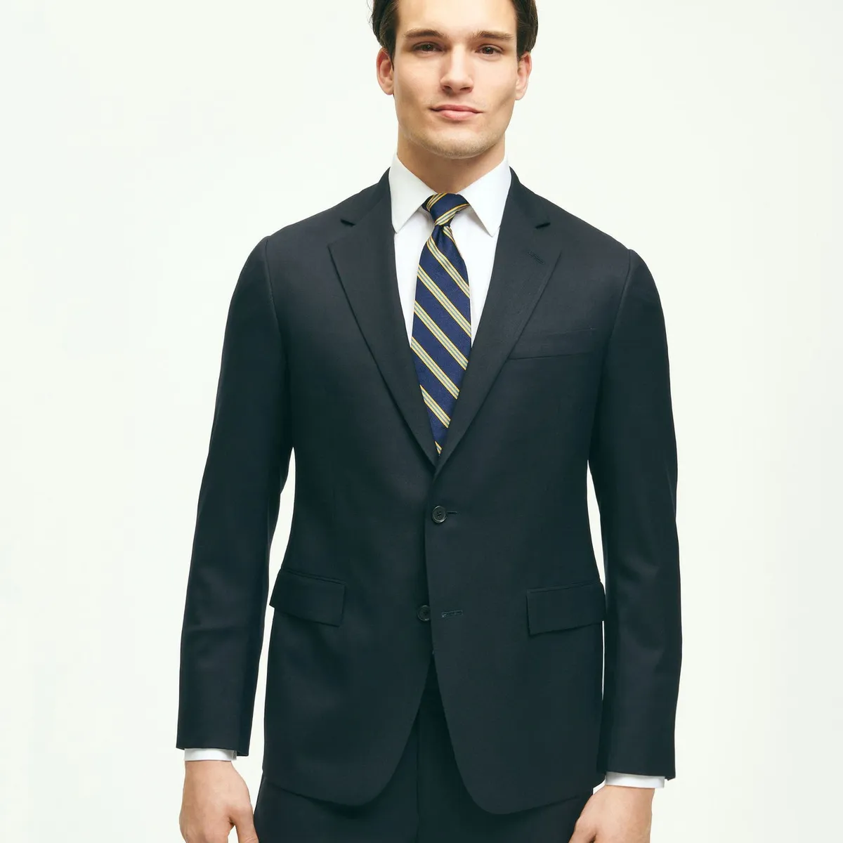 BROOKS BROTHERS - Traje Hombre Two Button 1818 Solids Azul