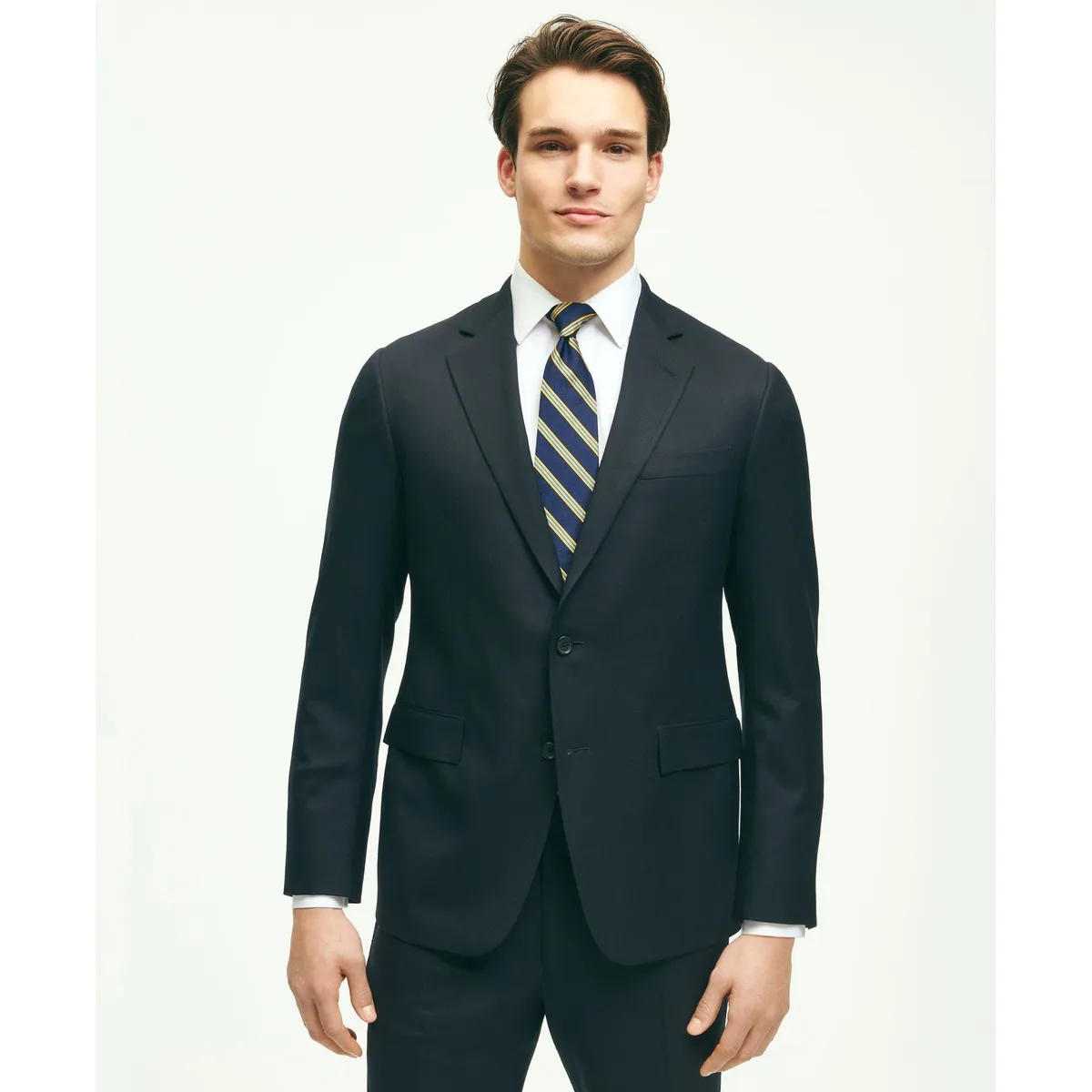 BROOKS BROTHERS - Traje Hombre Two Button 1818 Solids Azul