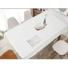 GENERICO - Mantel Rectangular 140x220 Cm Colores - Con Disenos Color Blanco