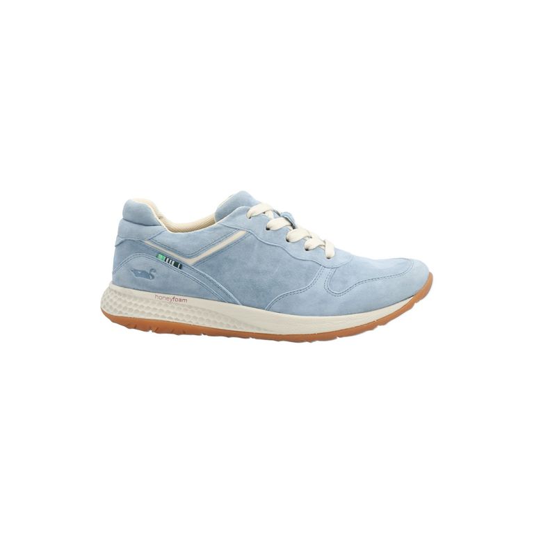Zapatilla Cuero Mujer Kansas Azul