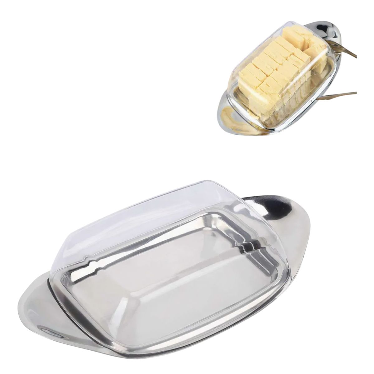 GENERICO - Mantequillero Vidrio Mantequilla