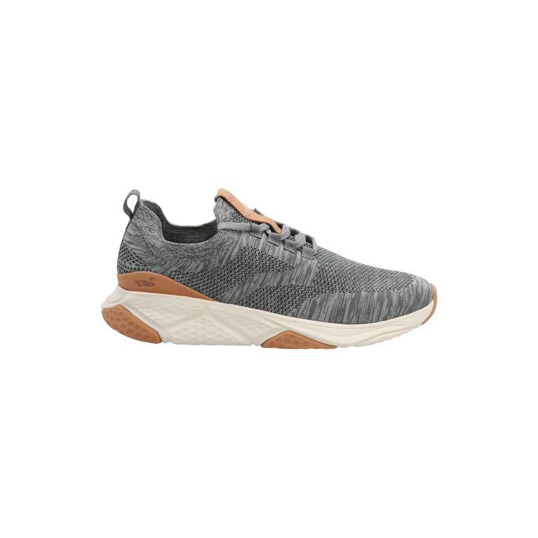 Zapatilla Cuero Hombre Lewis Gris