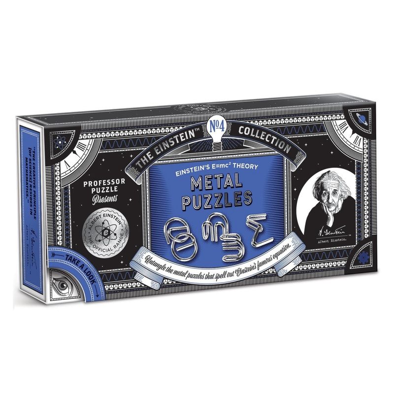 UP DOWN JUEGOS - Set de 3 Puzzles - Einstein Collection N°4 Metal