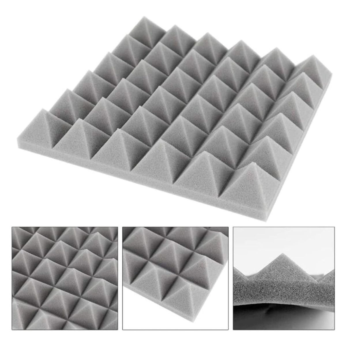 GENERICO - Set X24 Espuma Acústica Anti Ruido Estudio Colores 30x30cm