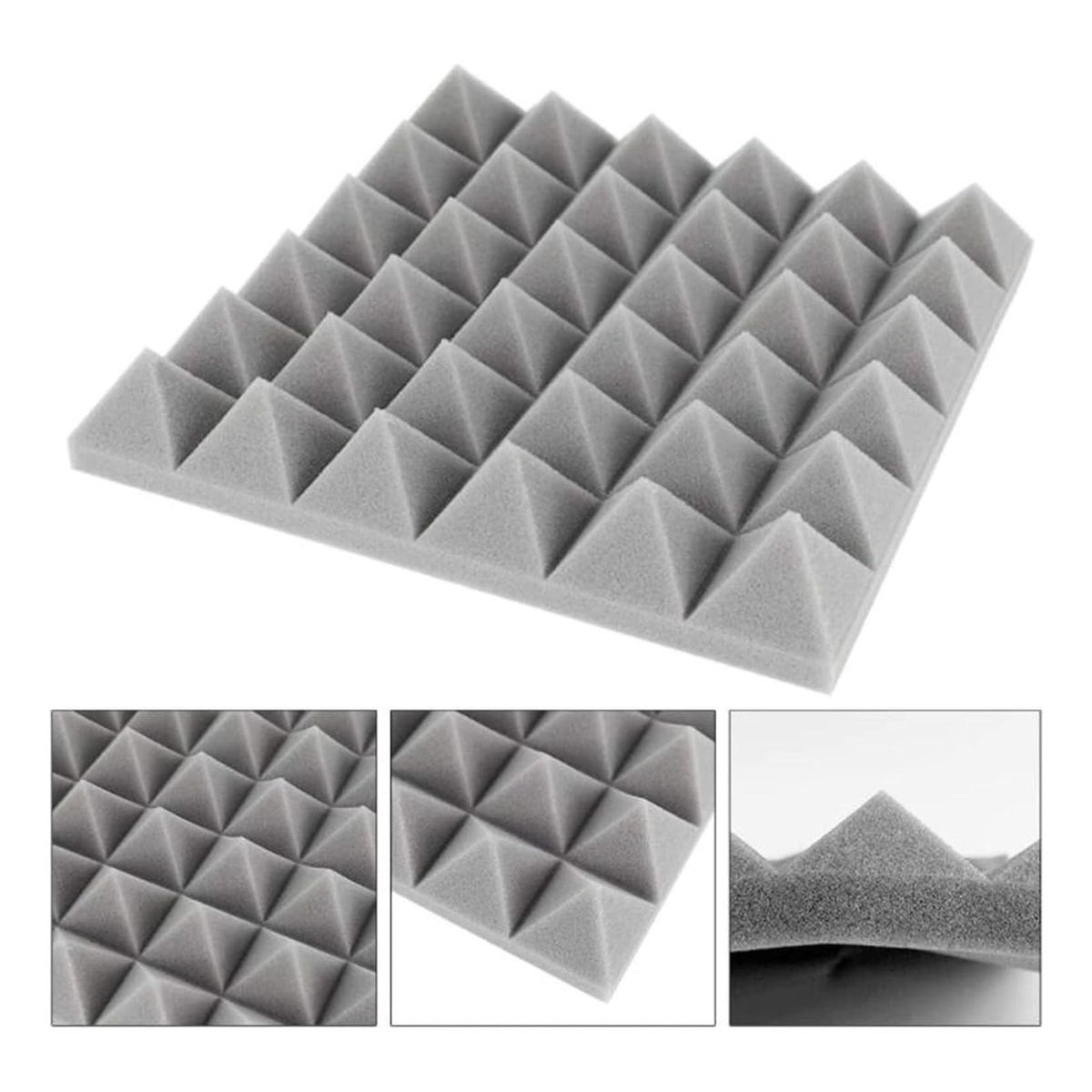 GENERICO - Set X24 Espuma Acústica Anti Ruido Estudio Colores 30x30cm