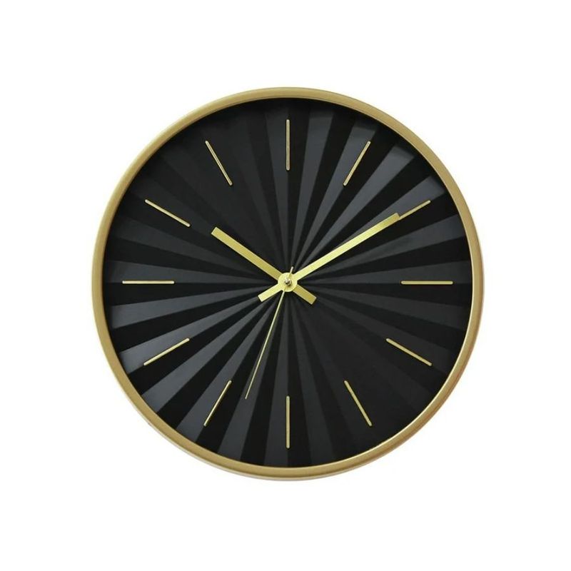 GENERICO - Reloj De Pared Minimalista Negro 30cm