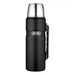 THERMOS - TERMO LIQUIDO KING ACERO INOX 1,2 LITROS NEGRO -