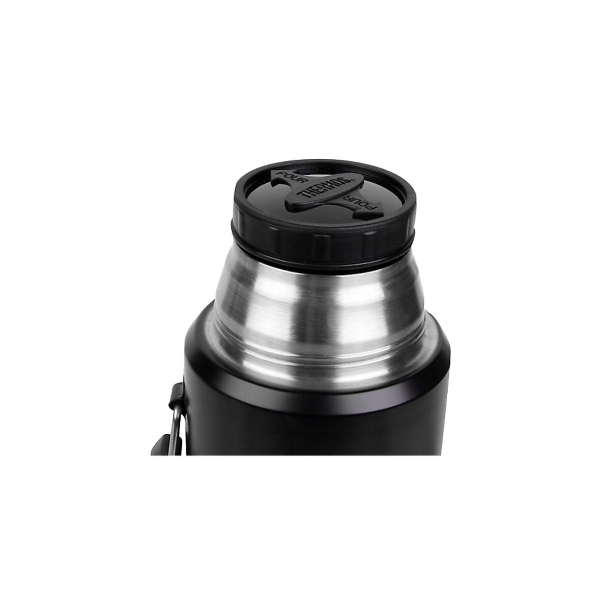 THERMOS - TERMO LIQUIDO  KING ACERO INOX 1,2 LITROS NEGRO - THERMOS