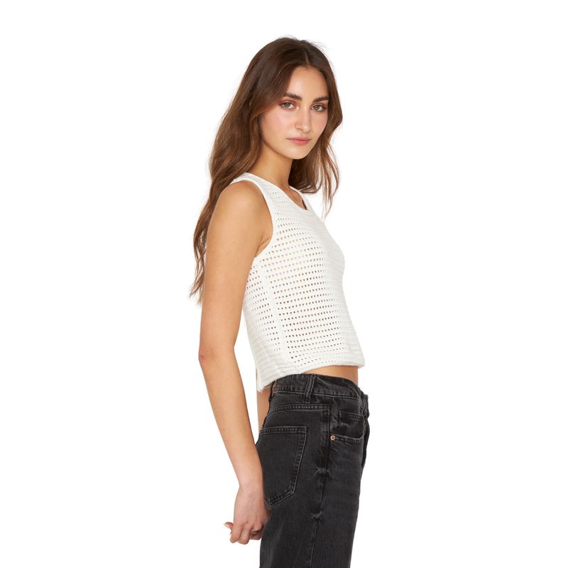 JACINTA TIENDA - Polera Laura blanca Jacinta Tienda