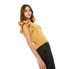 JACINTA TIENDA - Polera Alitas amarilla