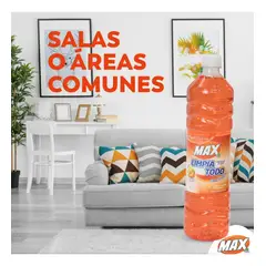 MAX - Limpia Todo Líquido Piso Antibacterial 900 Ml Aroma Frutal
