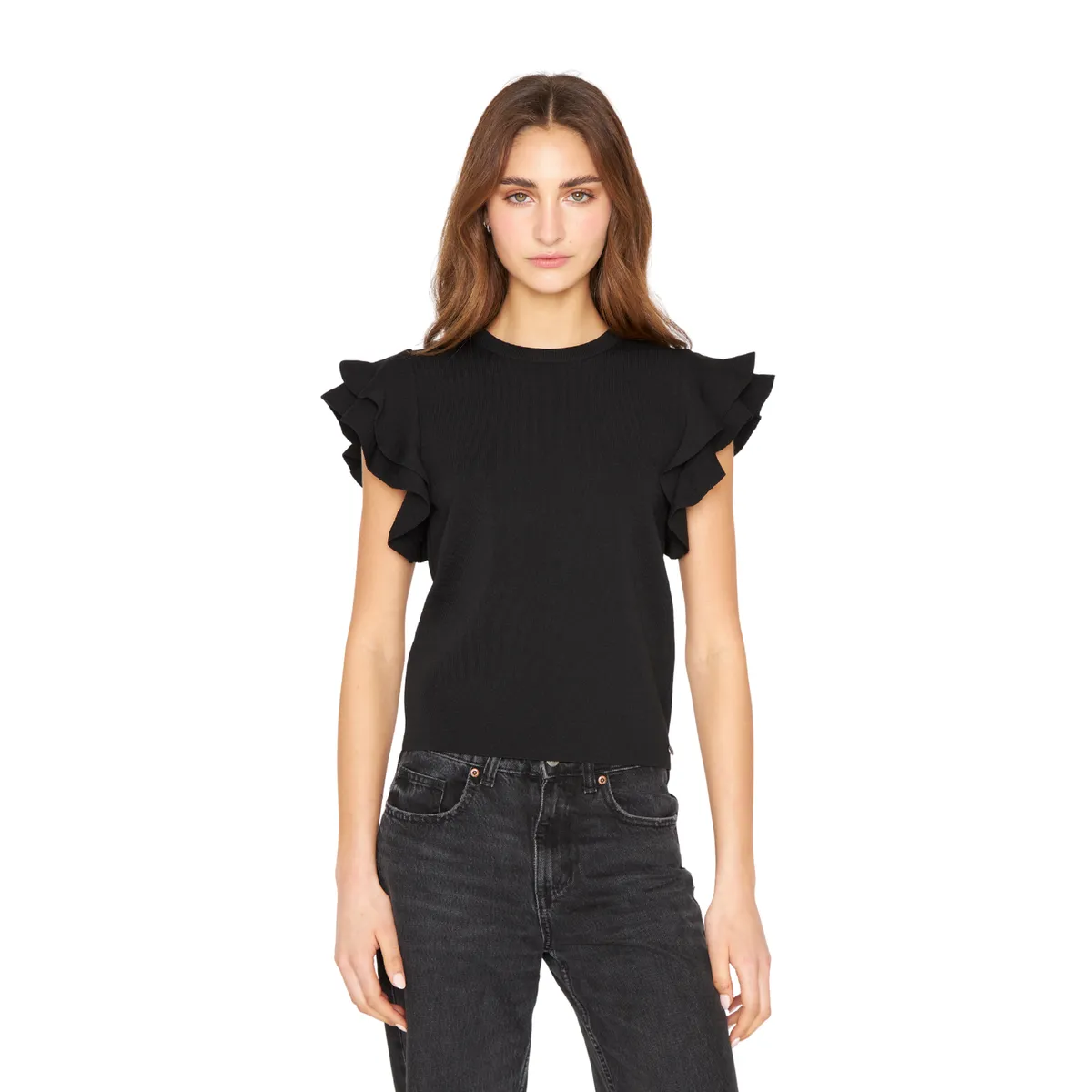 JACINTA TIENDA - Polera Alitas negra Jacinta Tienda