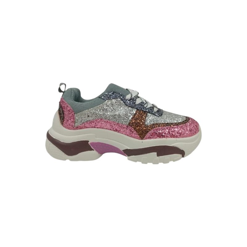 HERIEL - Zapatilla Rosa Plataforma Mujer