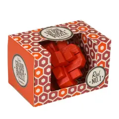 UP DOWN JUEGOS - Red N°1 Puzzle - Colour Block Conundrum Puzzle de Madera
