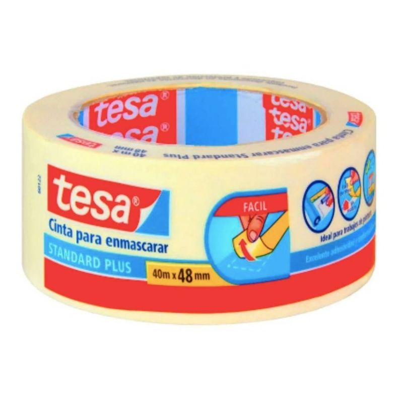 TESA - Cinta De Enmascarar Masking Tape 40mt X 48mm Tesa