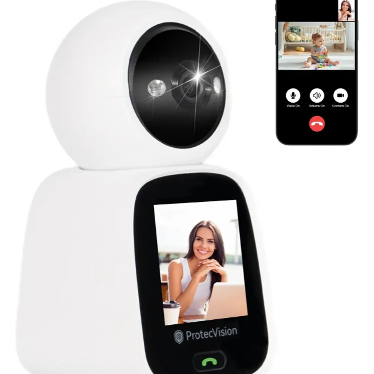 Video Monitor Camara Seguridad Wifi Interior 5mp Videollamad, marca VIDITA - Foto Principal
