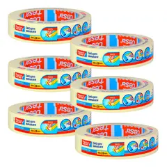 TESA - Pack 6 Cinta Enmascarar Masking Tape 24mm X 40 Metros