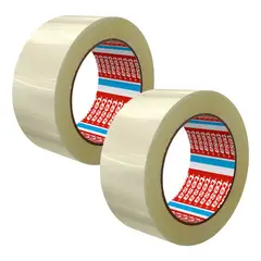 TESA - Pack 2 Cintas Embalar Uso General Transparente 48mm X 100m