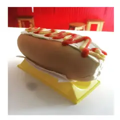 GENERICO - 10 Porta Completos Plástico Completero Reutilizable Hot Dog