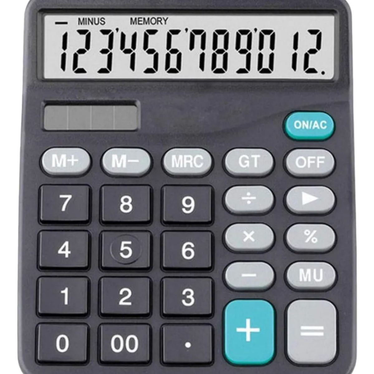 GENERICO - Calculadora 12 Dígitos Portátil De Escritorio Números Grande