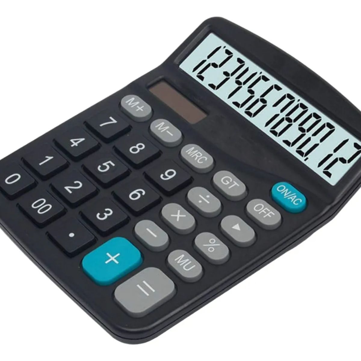 GENERICO - Calculadora 12 Dígitos Portátil De Escritorio Números Grande