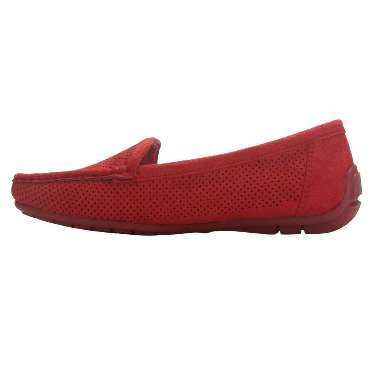 CHALADA - Mocasin Mujer  Rojo Casual Chalada Nautico-2