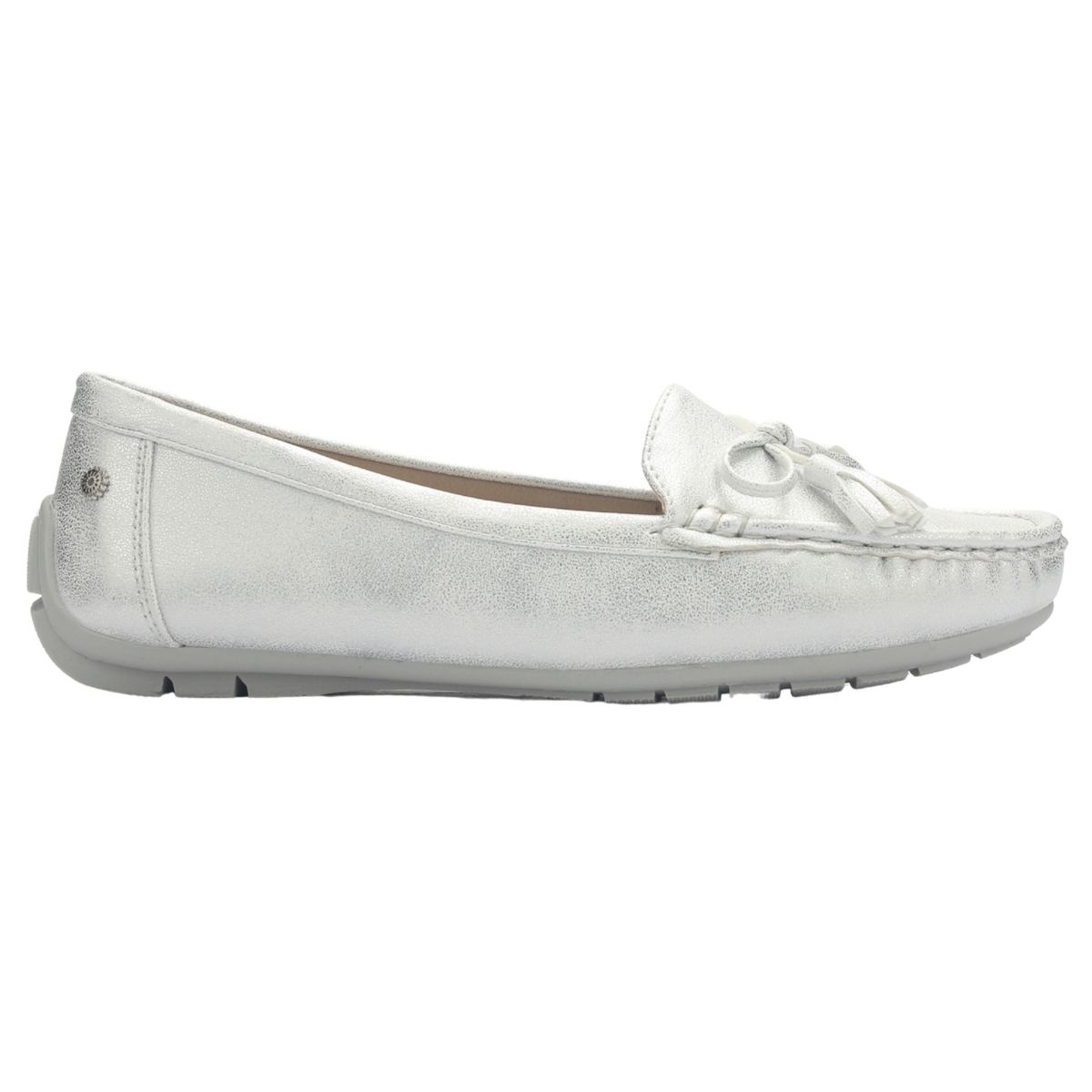 CHALADA - Mocasin Mujer Plata Casual Chalada Nautico-3