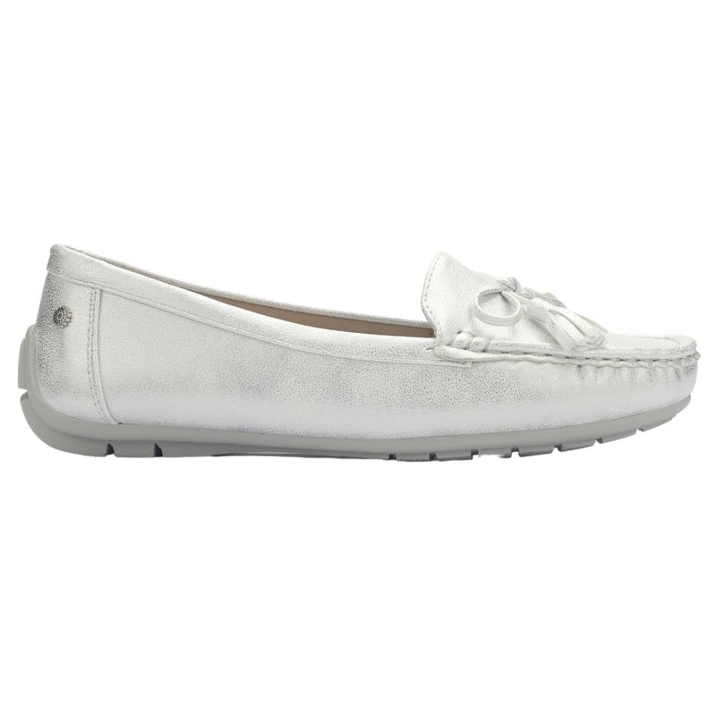CHALADA - Mocasin Mujer Plata Casual Chalada Nautico-3