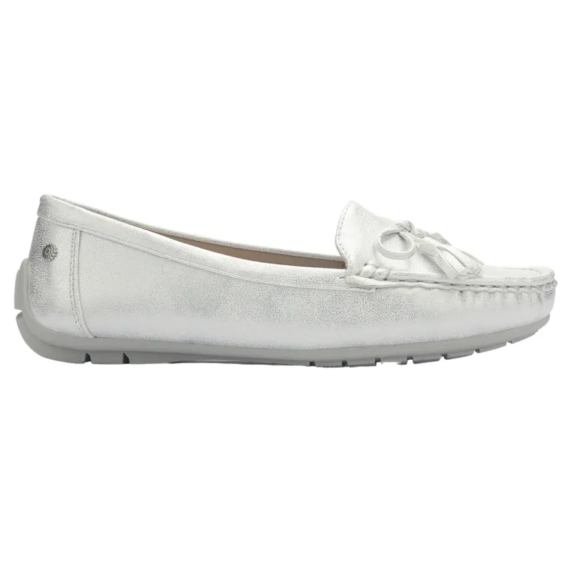 CHALADA - Mocasin Mujer Plata Casual Chalada Nautico-3