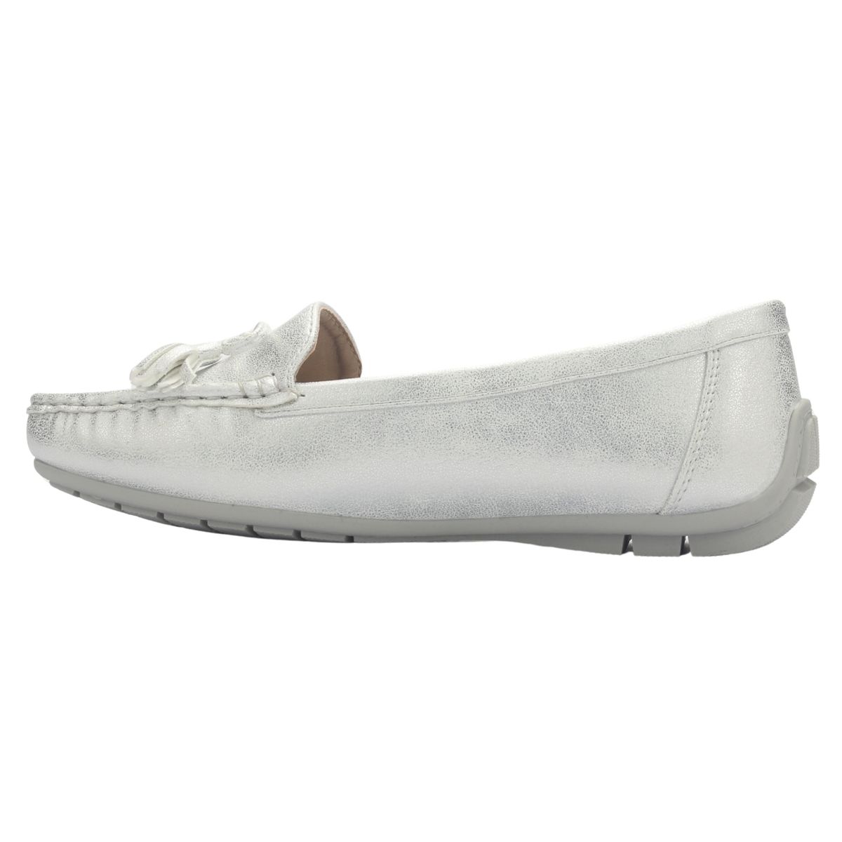 CHALADA - Mocasin Mujer Plata Casual Chalada Nautico-3