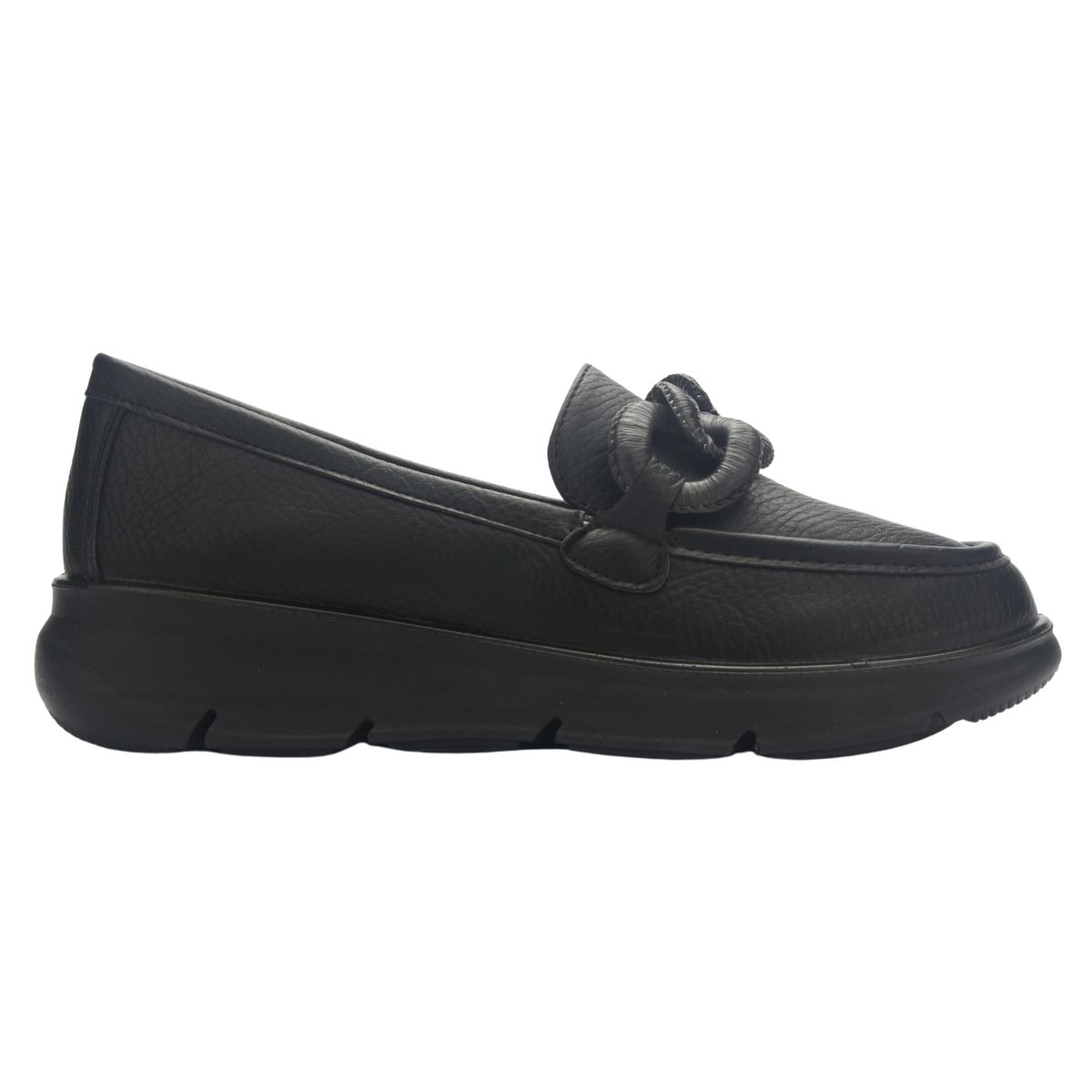 CHALADA - Mocasin Mujer Negro Casual Chalada Graki-2