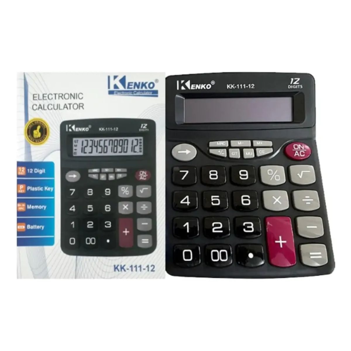 Calculadora Grande Mesa Kenko 12 Digitos Comercial, marca GENERICO - Foto Principal