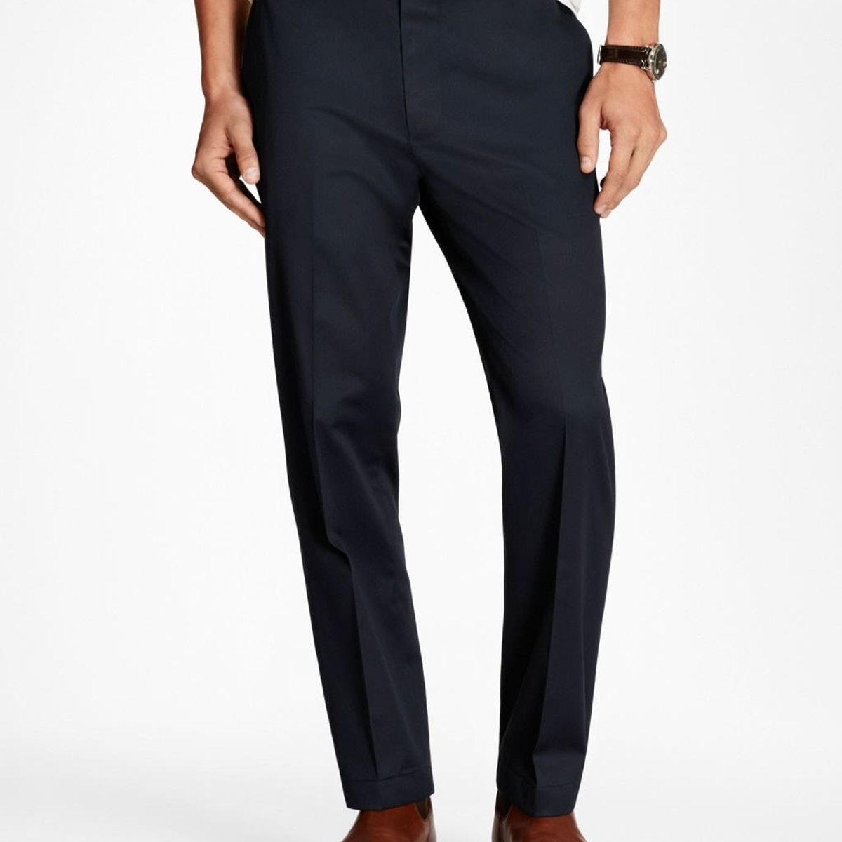 BROOKS BROTHERS - Pantalon Hombre Regular Fit Advantage Chinos Azul