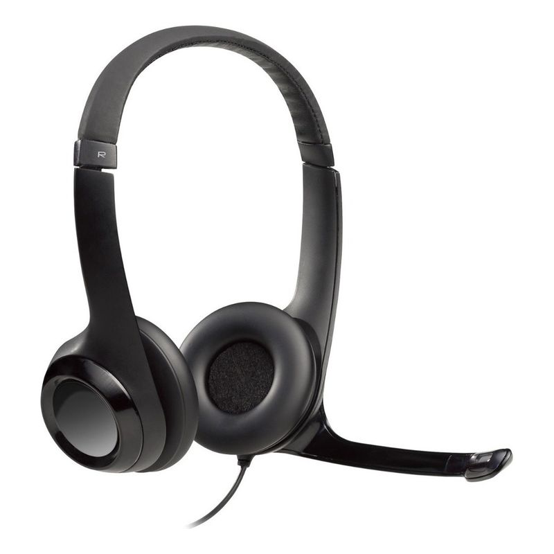 LOGITECH - Audífono Cintillo Con Micrófono Usb Logitech H390 Negro