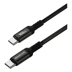 BESTLINK - Cable Usb Tipo C Carga Rápida 100w Anti Nudos 120cm