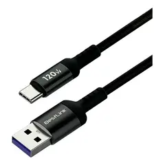BESTLINK - Cable Usb A Usb C Carga Transmisión Rápida 120w Anti Nudos